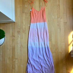 Dannijo Ombré Linen Tie Strap Dress Size S nwt